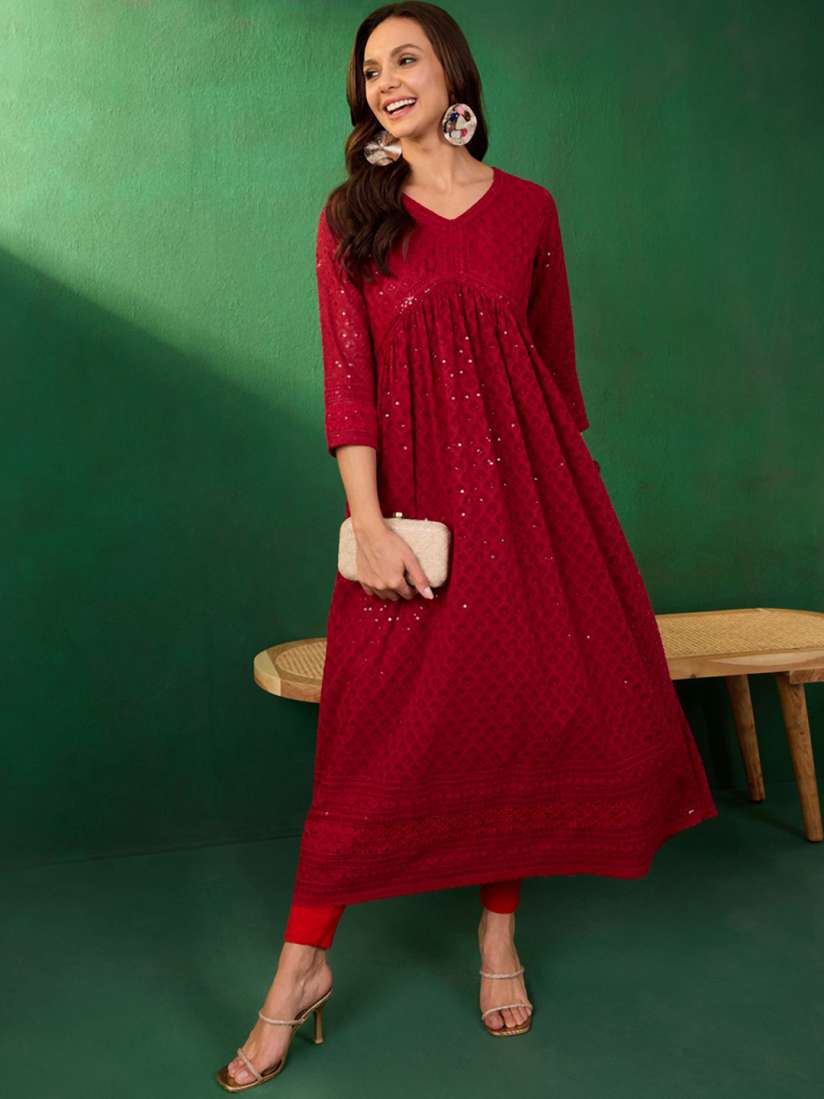 Anarkali kurta myntra on sale