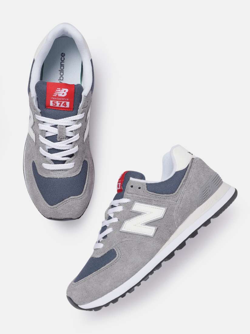 Buy New Balance Men Woven Design Colourblocked 574 Sneakers Casual Shoes for Men 28483912 Myntra