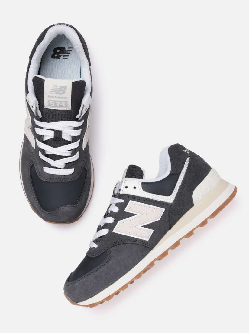 Buy New Balance Men 574 PHANTOM Woven Design Colourblocked Sneakers Casual Shoes for Women 28483932 Myntra