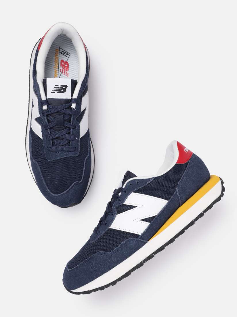 Buy New Balance Men 237 Woven Design Round Toe Everyday Sneakers with Brand Logo Detail Casual Shoes for Men 28483960 Myntra