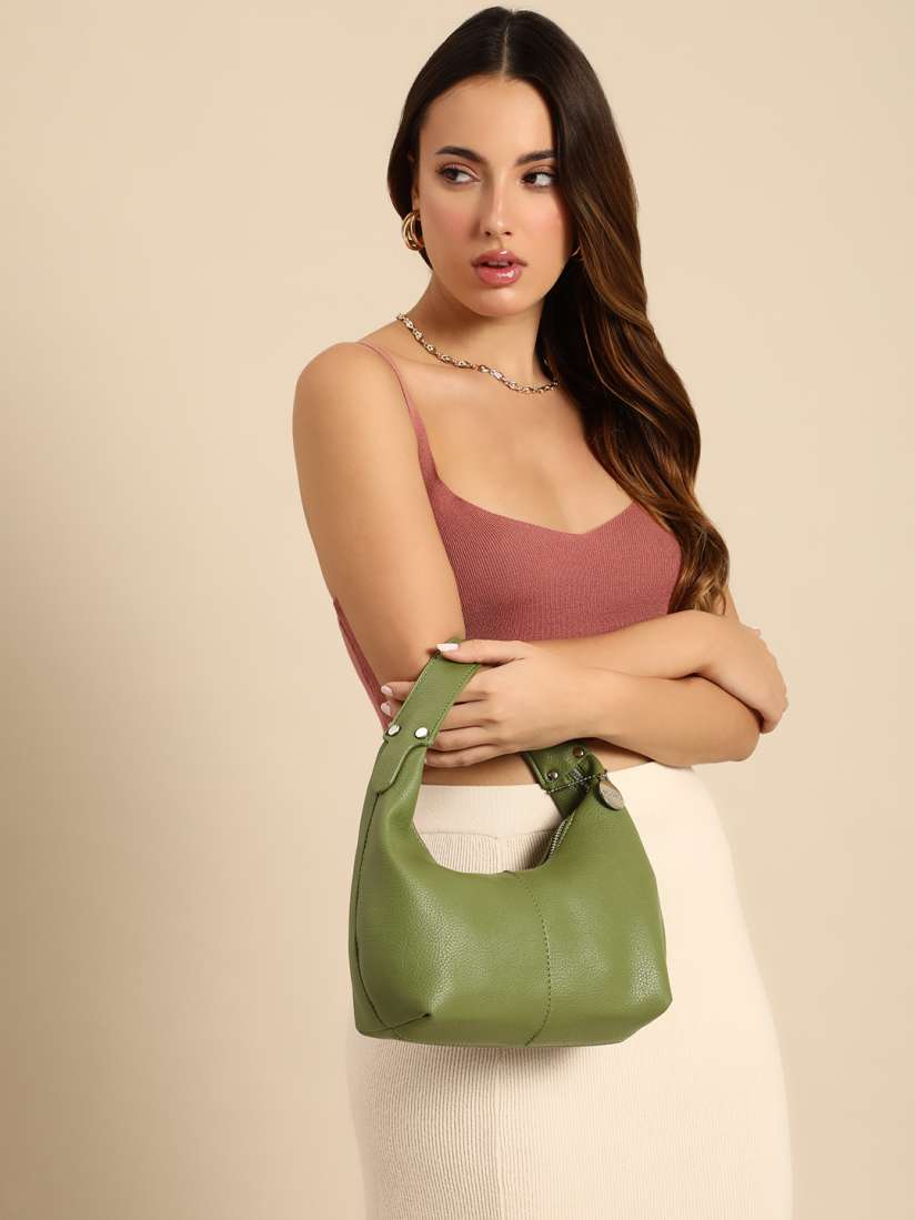 Buy DressBerry Structured Hobo Bag Handbags for Women 28487222 Myntra