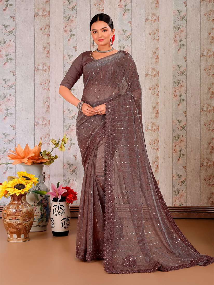 Buy Mitera Embellished Mirror Work Saree Sarees for Women 28489580 Myntra