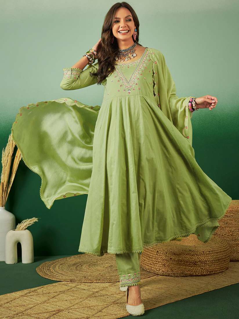 Myntra anarkali cotton top