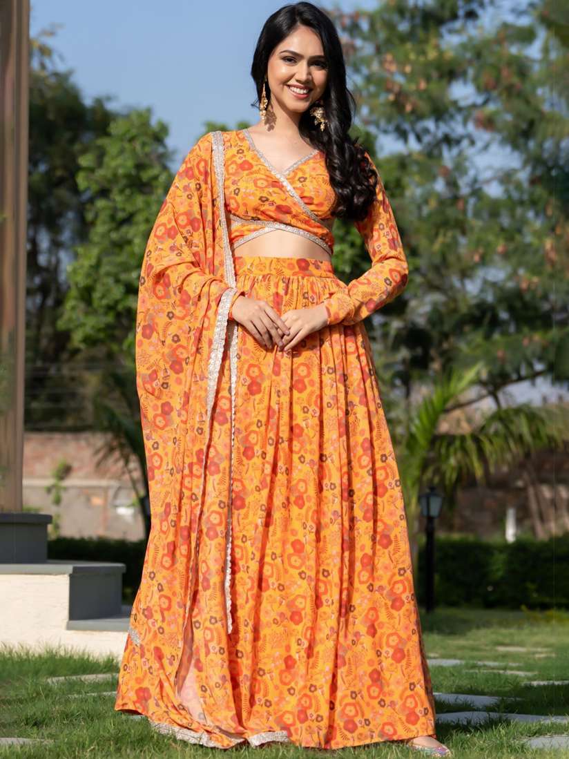Myntra lehenga sarees outlet