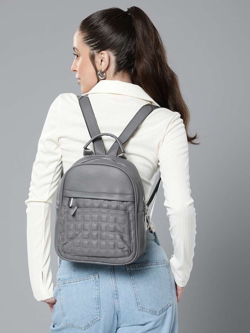 Buy Mast Harbour Women Backpack with Quilted Detail Backpacks for Women 28505774 Myntra