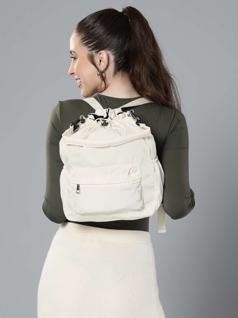 Buy Mast Harbour Women Backpack with External Zip Pocket Backpacks for Women 28505794 Myntra