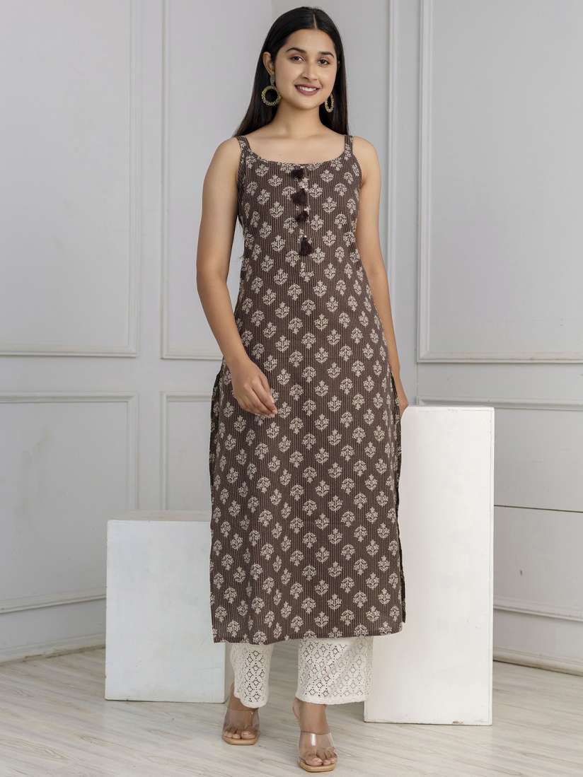 Nayo women's printed straight kurta sale