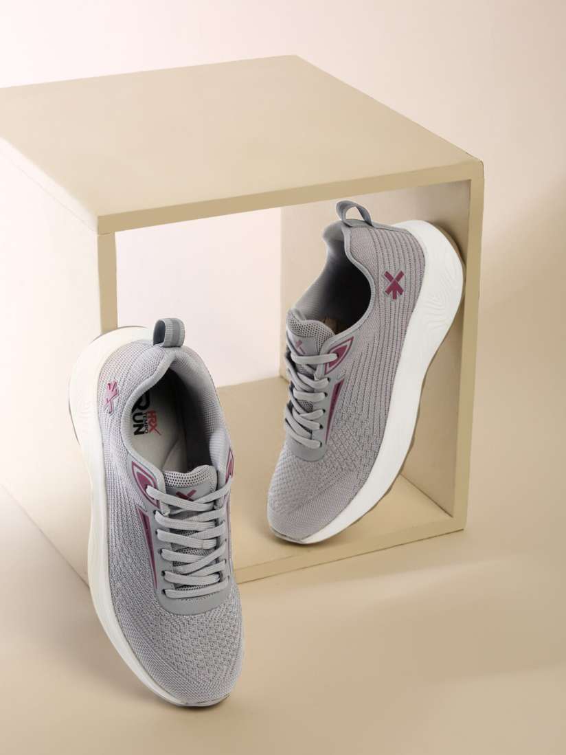 Buy HRX by Hrithik Roshan Women Grey Mesh Running Shoes Sports Shoes for Women 28509490 Myntra