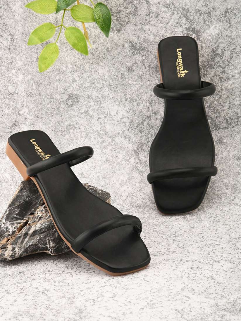 Buy Longwalk No Back Strap Open Toe Flats Flats for Women 28518332 Myntra