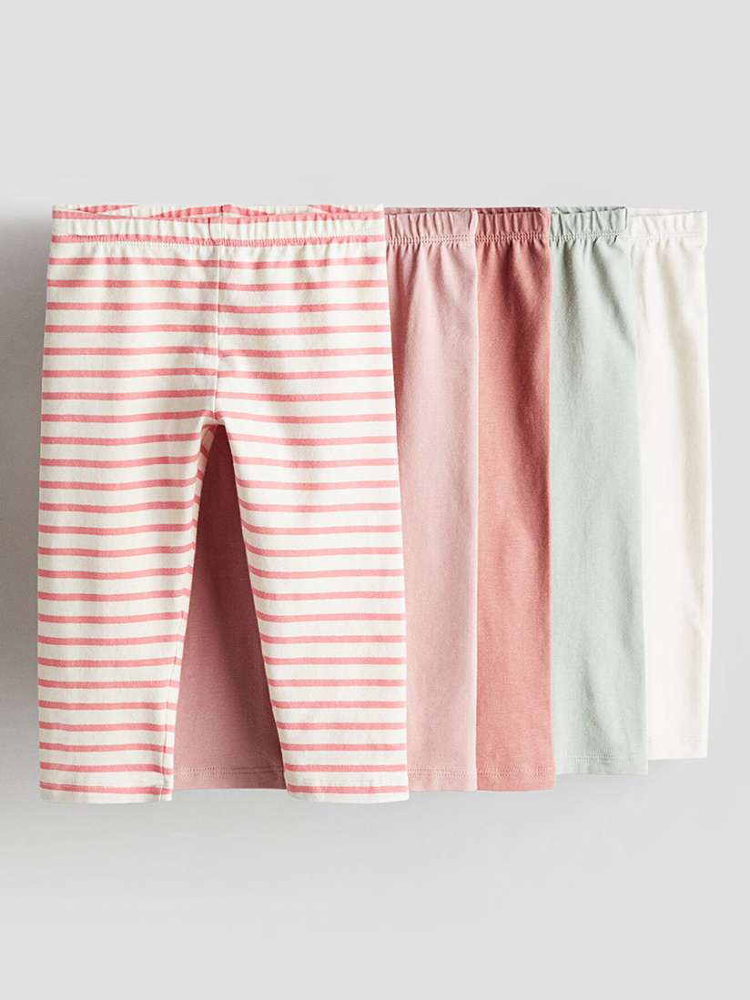 Buy H&M Girls 5-Pack Cotton Capri Leggings Leggings for Girls