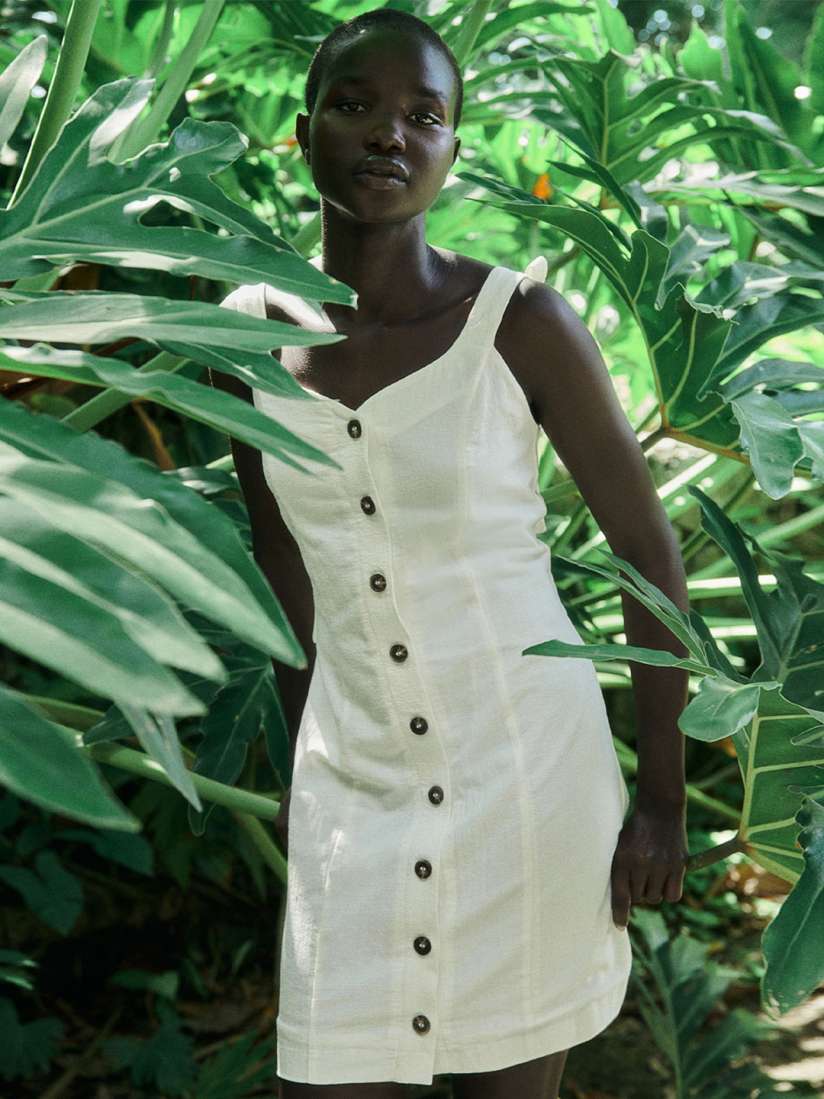 Buy H M Button Front Cotton Dress Dresses for Women 28528208 Myntra