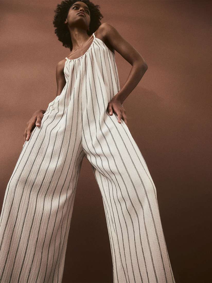 Striped jumpsuit h&m sale