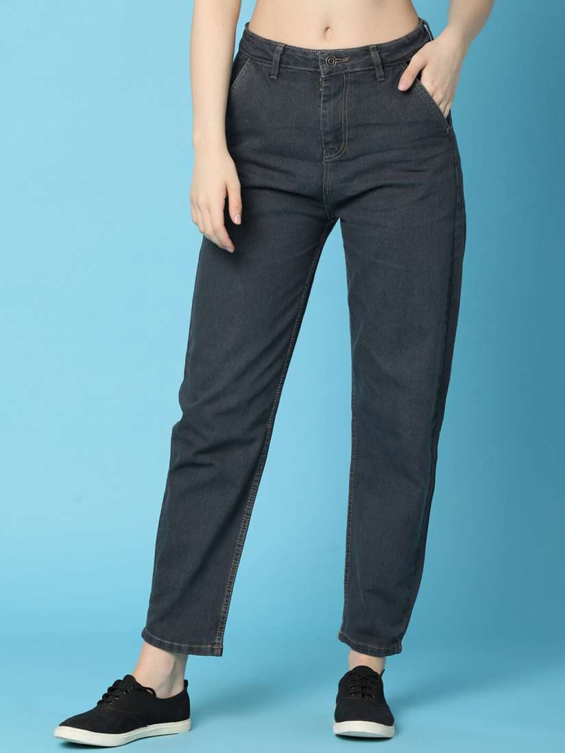 High waisted jeans myntra shop