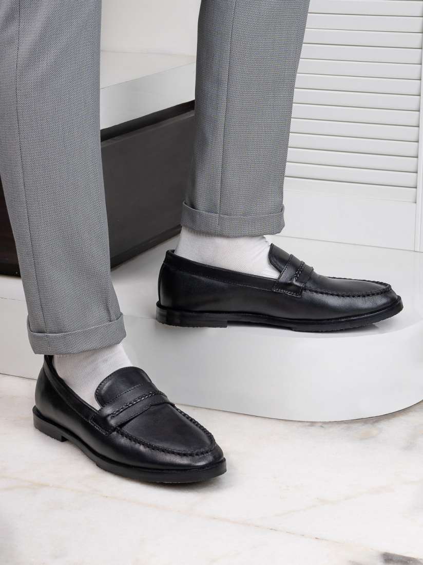 Loafers for men myntra hot sale