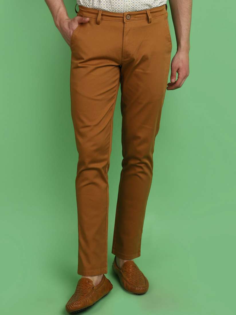 Buy V Mart Men Slim Fit Mid Rise Cotton Trousers Trousers for Men 28531716 Myntra