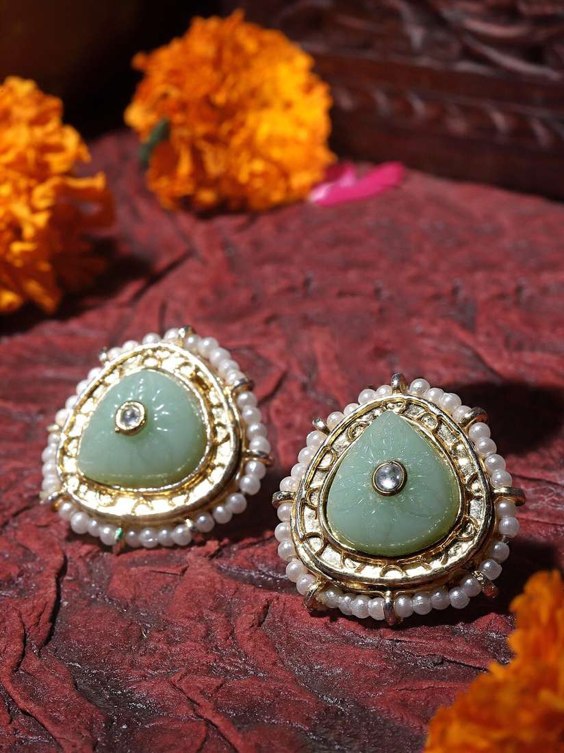 Jewellery Set Earrings Myntra Jewellery Haul Buy DUGRISTYLE Gold