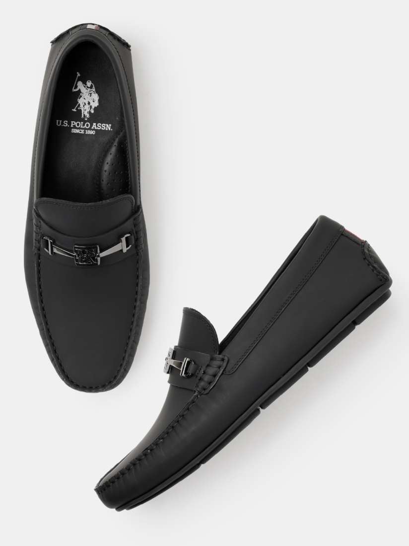 Buy U.S. Polo Assn. Men Textured Horsebit Loafers Casual Shoes for Men 28537180 Myntra