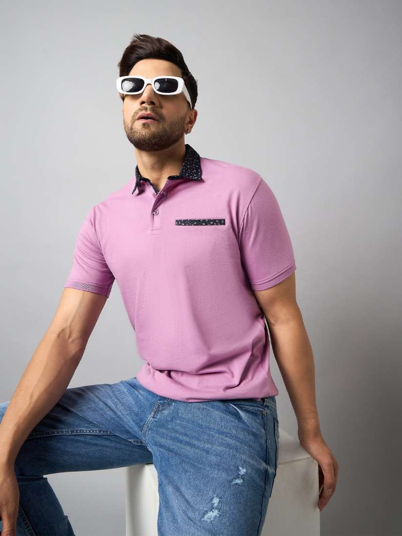 Buy Club York Polo Collar Short Sleeves Cotton T shirt Tshirts for Men 28538968 Myntra