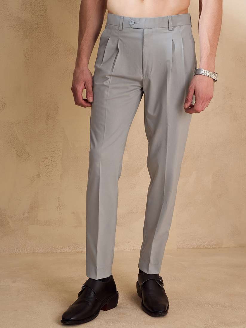 Formal pleated pants shop