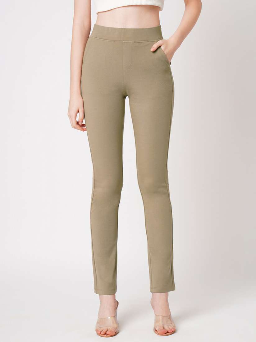 Buy Kraus Jeans Slim Fit Treggings Jeggings for Women 28542378 Myntra