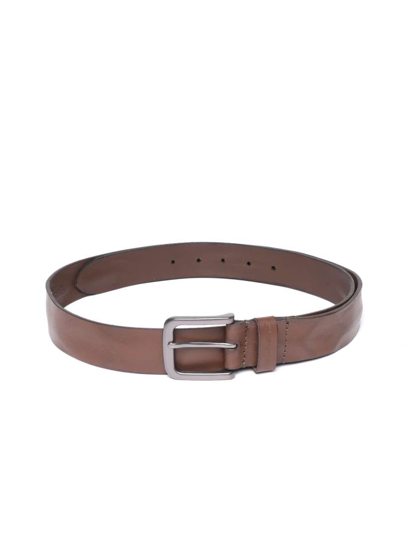 Buy Woodland Men Solid Leather Belt Belts for Men 28547632 Myntra