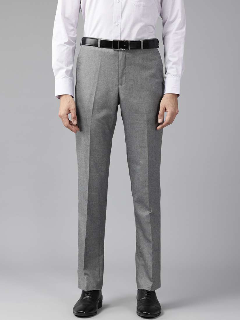 Buy Park Avenue Men Checked Formal Trousers Trousers for Men 28553670 Myntra