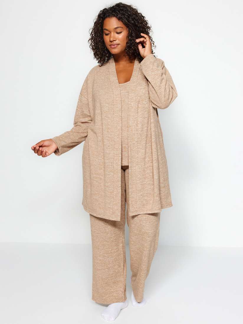 Buy Trendyol Round Neck Night suit With Shrug Night suits for Women 28554054 Myntra