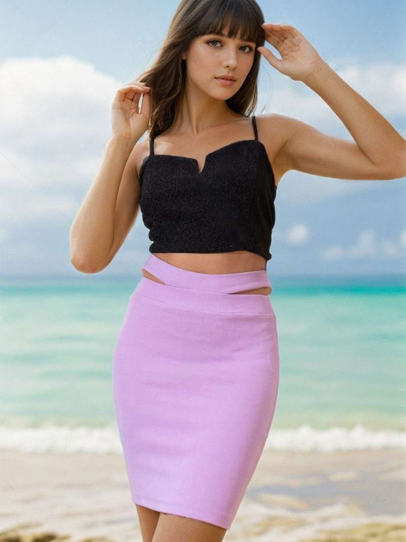 Buy Stylecast X Hersheinbox Cut Out Mini Pencil Skirt Skirts for Women 28557672 Myntra