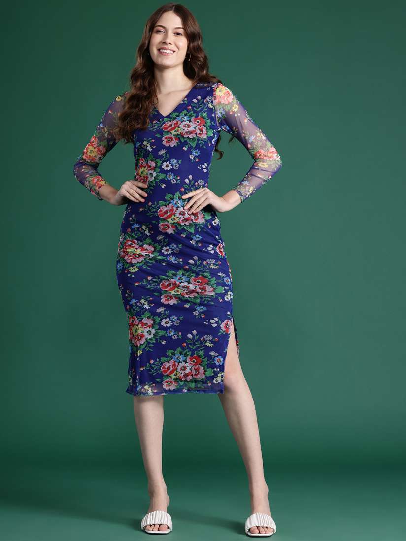 Myntra floral dresses shop