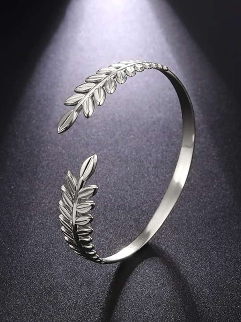 Silver plated cuff bracelet discount