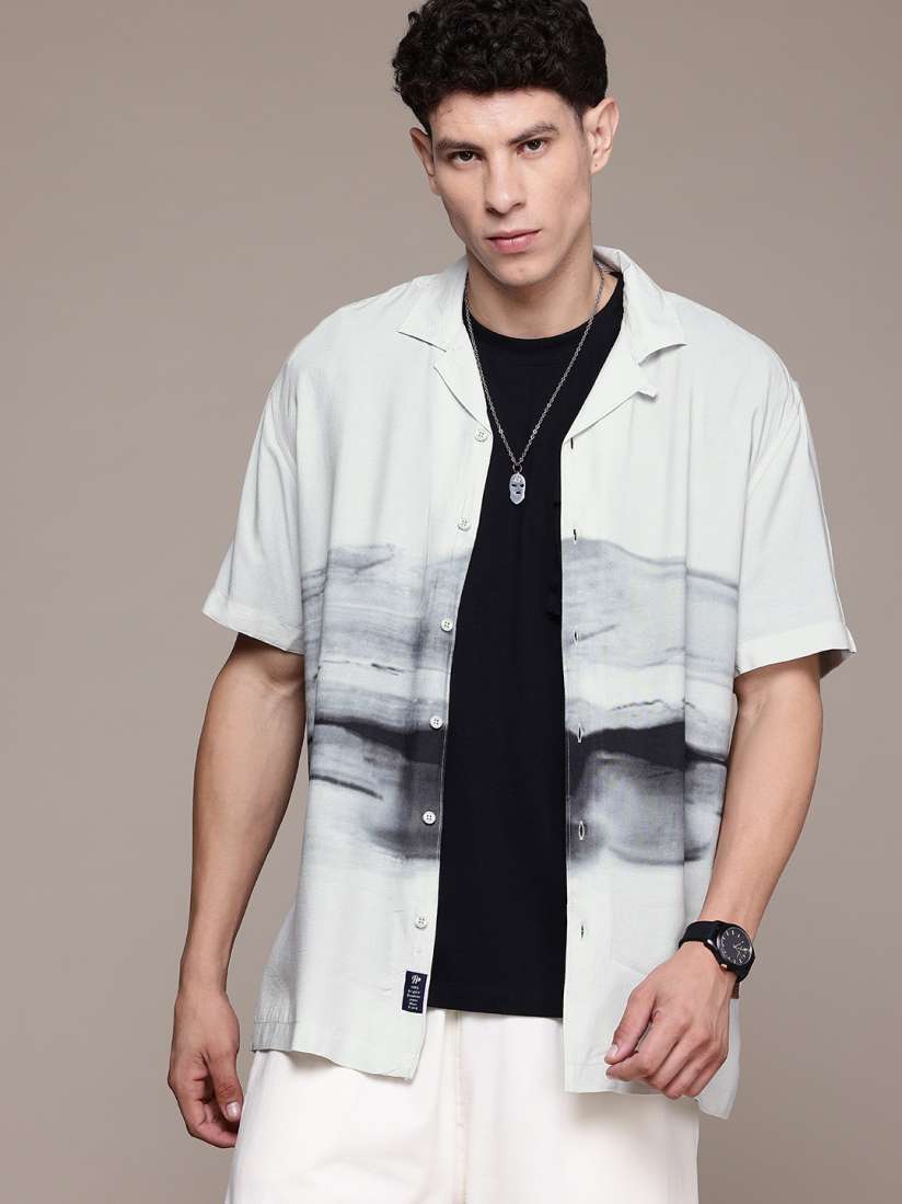 Printed shirts myntra discount