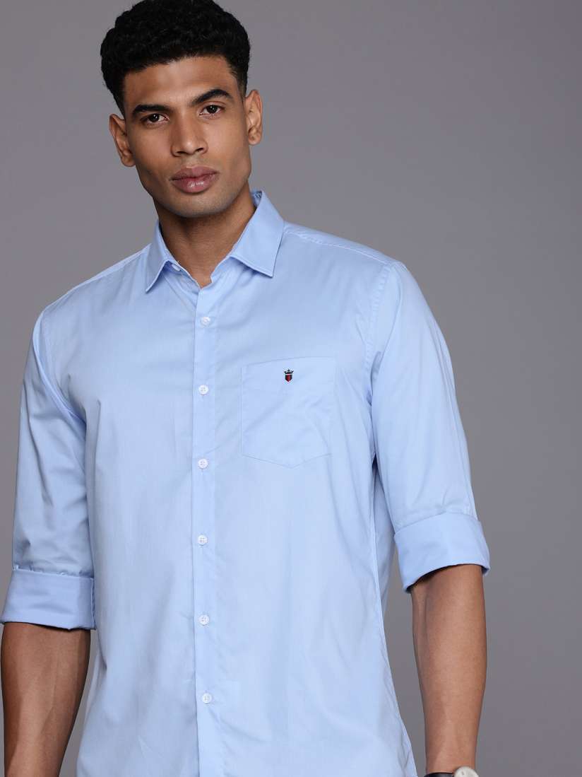 Buy Louis Philippe Sport Pure Cotton Slim Fit Opaque Casual Shirt Shirts for Men 28578382 Myntra