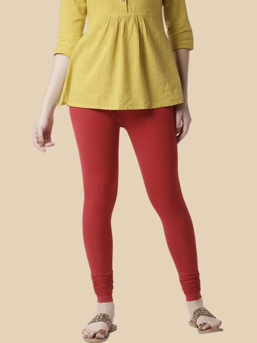 Buy De Moza Cotton Churidar Length Leggings Leggings for Women 28593814 Myntra