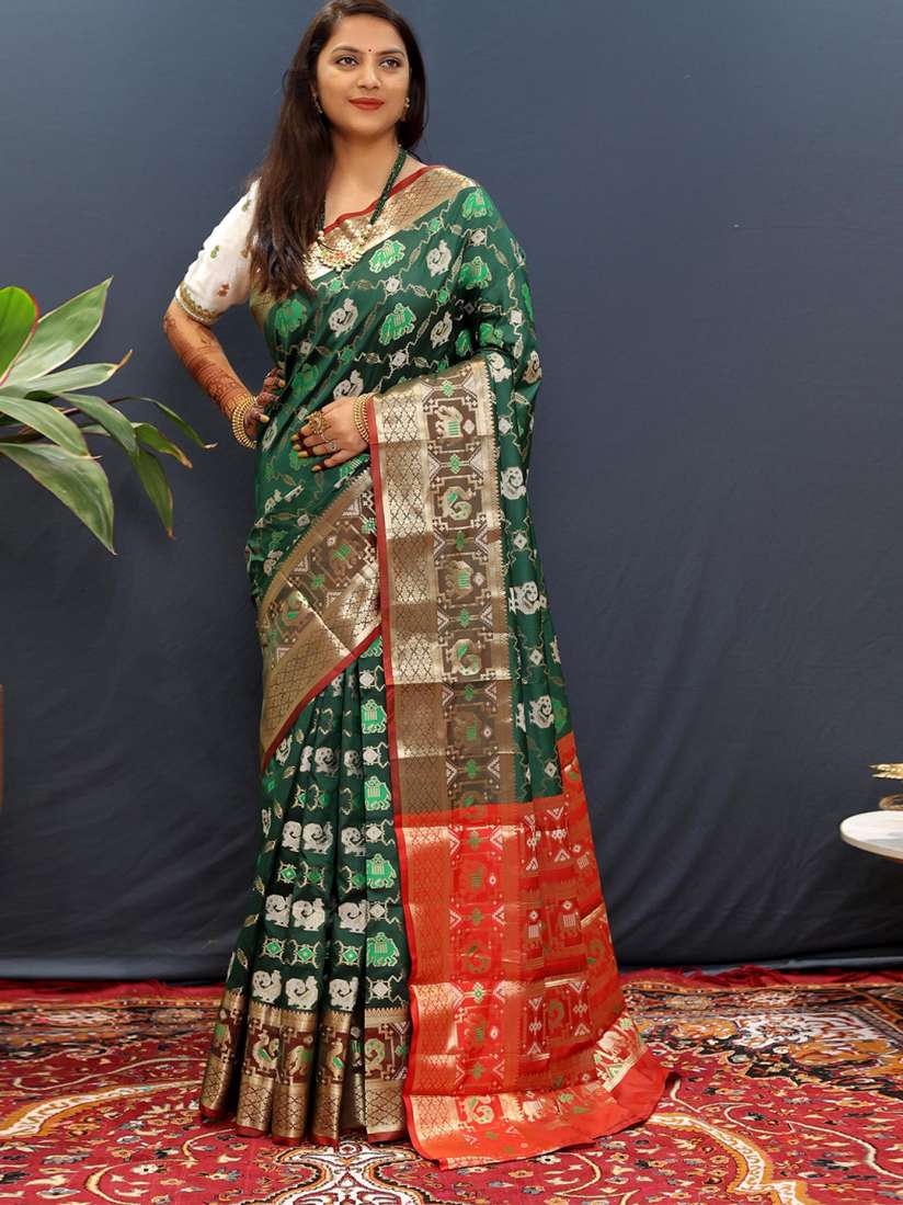 Myntra kanjivaram top
