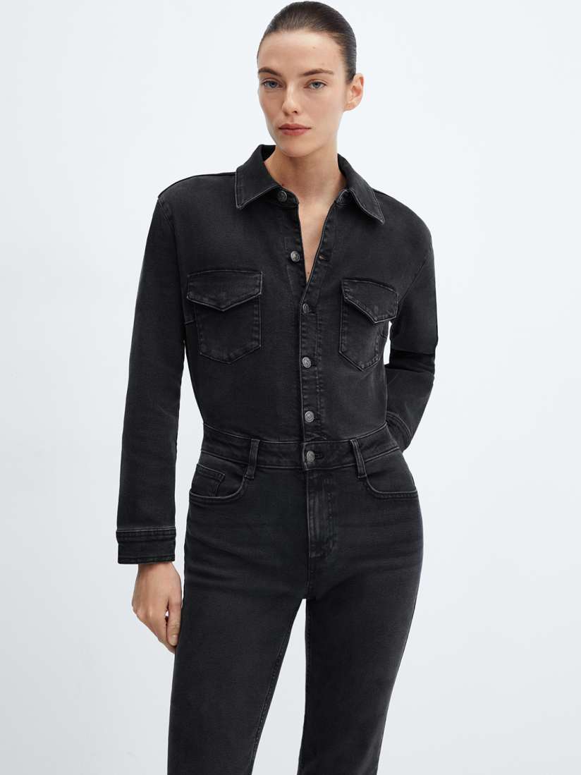 Denim jumpsuit myntra store