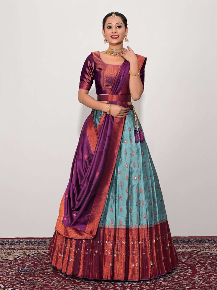 Banarasi lehenga myntra clearance
