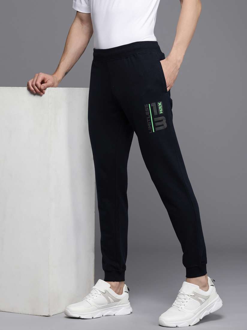 Buy HRX by Hrithik Roshan Men Lifestyle Typography Printed Regular Fit Joggers Track Pants for Men 28603784 Myntra