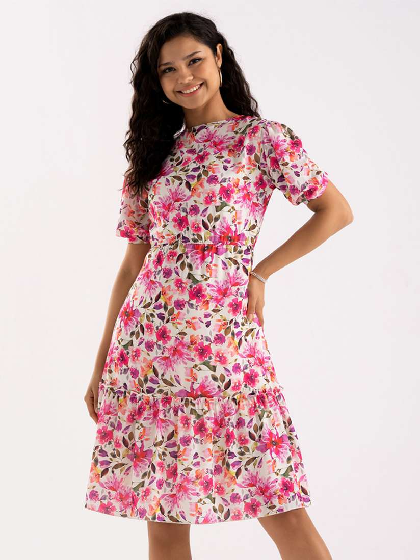 Knee length dresses myntra hotsell