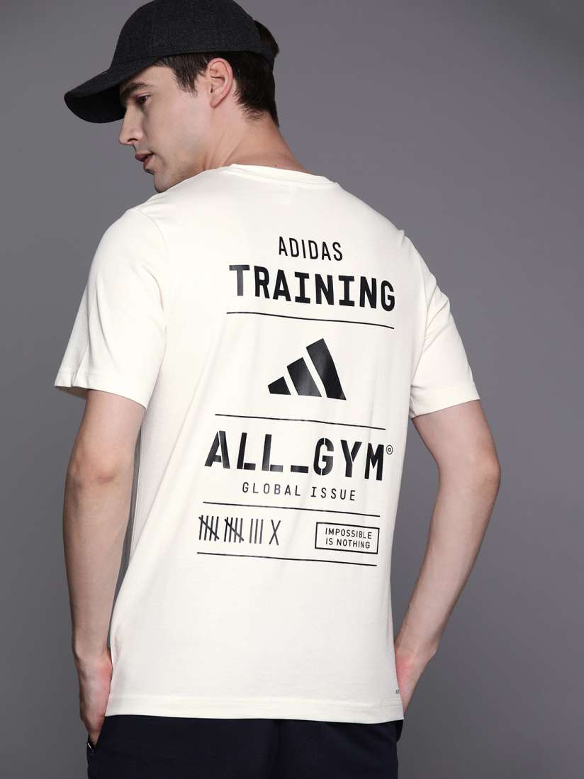 Adidas gym t shirt mens shop