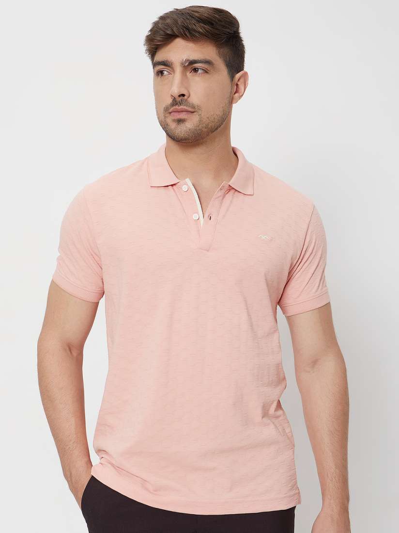 Buy Mufti Polo Collar Cotton Slim Fit T shirt Tshirts for Men 28618372 Myntra