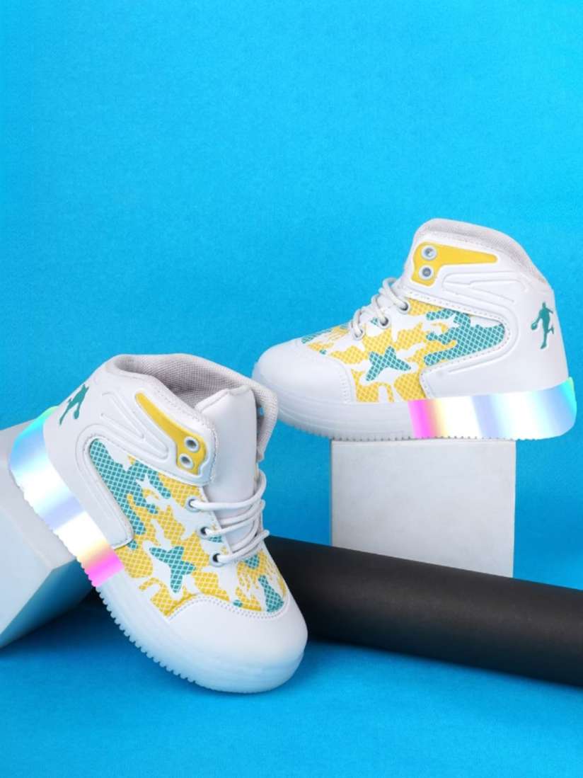 Buy BAESD Kids Round Toe Lightweight LED Sneakers Casual Shoes for Unisex Kids 28622402 Myntra