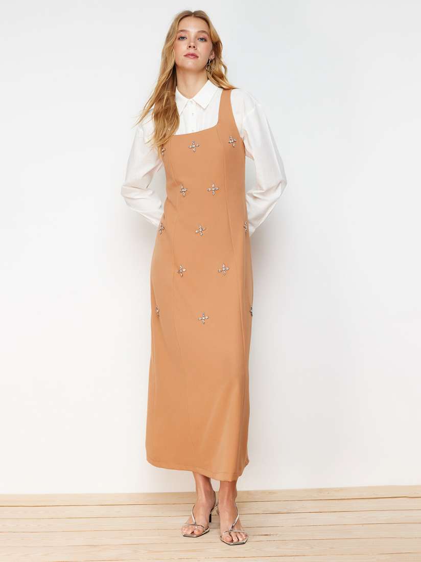 Full length pinafore dress shop