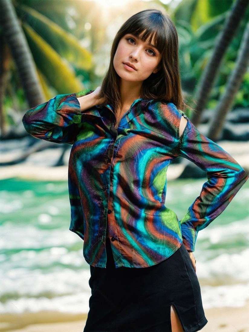 Printed shirts myntra on sale