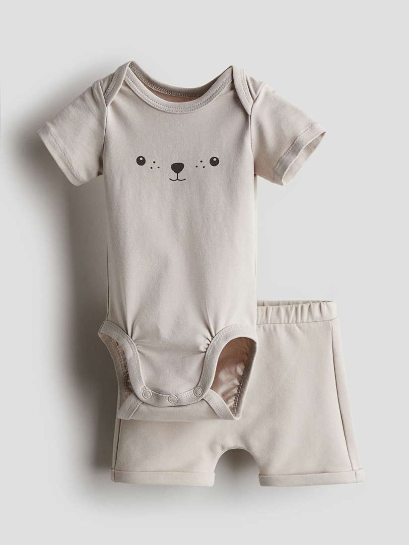 Buy H M Infant Boys 2 Piece Cotton Set Clothing Set for Boys 28645828 Myntra