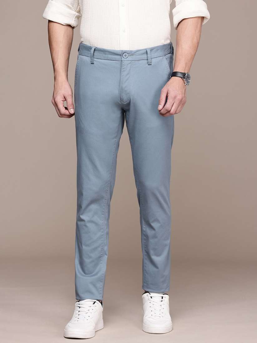Buy French Connection Men Slim Fit Smart Casual Trousers Trousers for Men 28671800 Myntra