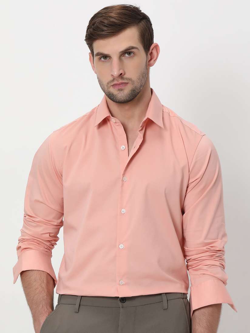 Buy Mufti Spread Collar Slim Fit Formal Shirt Shirts for Men 28673416 Myntra