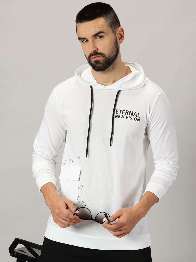 Buy AUSK Hooded Long Sleeves T shirt Tshirts for Men 28675018 Myntra