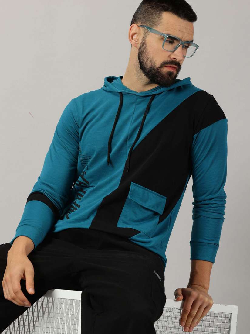 Hooded t shirt myntra 2025