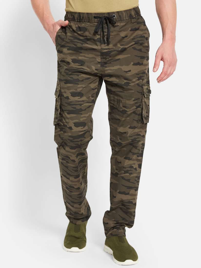 Buy Octave Men Camouflage Printed Cotton Track Pants Track Pants for Men 28680062 Myntra