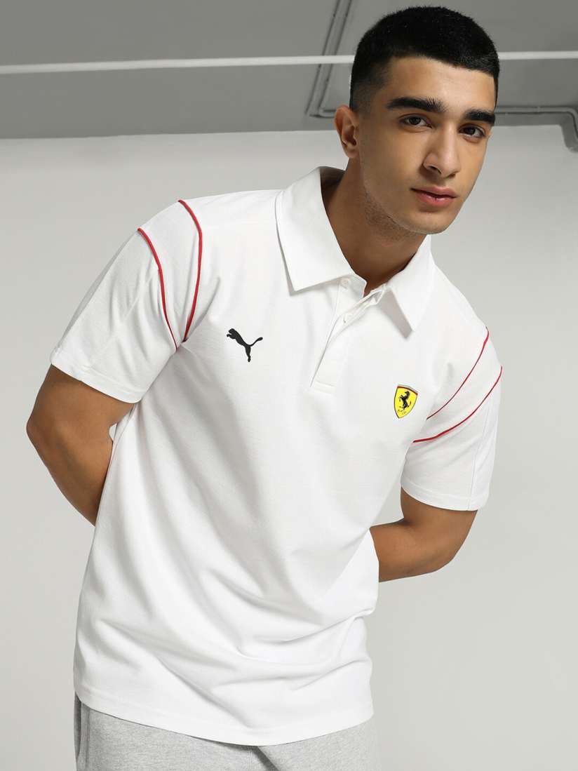 Buy PUMA Motorsport Scuderia Ferrari Race MT7 Polo T shirt Tshirts for Men 28684364 Myntra
